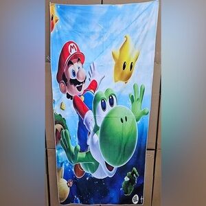Mario and Luigi beach towel